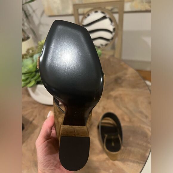 Saint Laurent Oak 100 brown mules NWT Size 7 - Picture 9 of 11